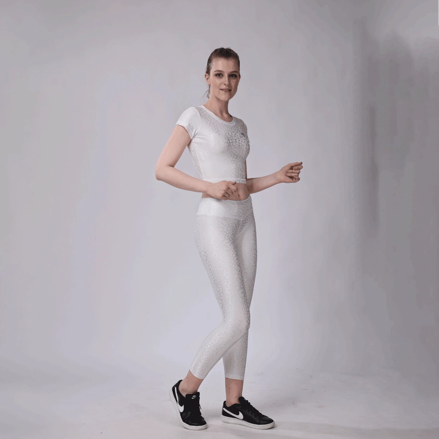 Dynamic Leopard Anti-Moisture Special Edition Crop Top & Tighty