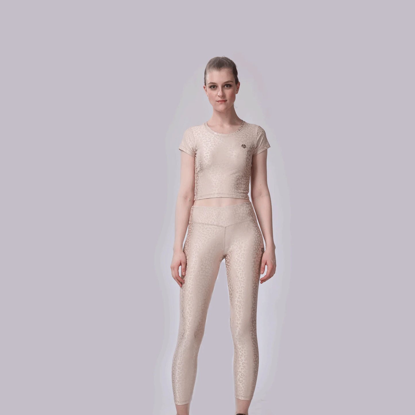 Dynamic Leopard Anti-Moisture Special Edition Crop Top & Tighty