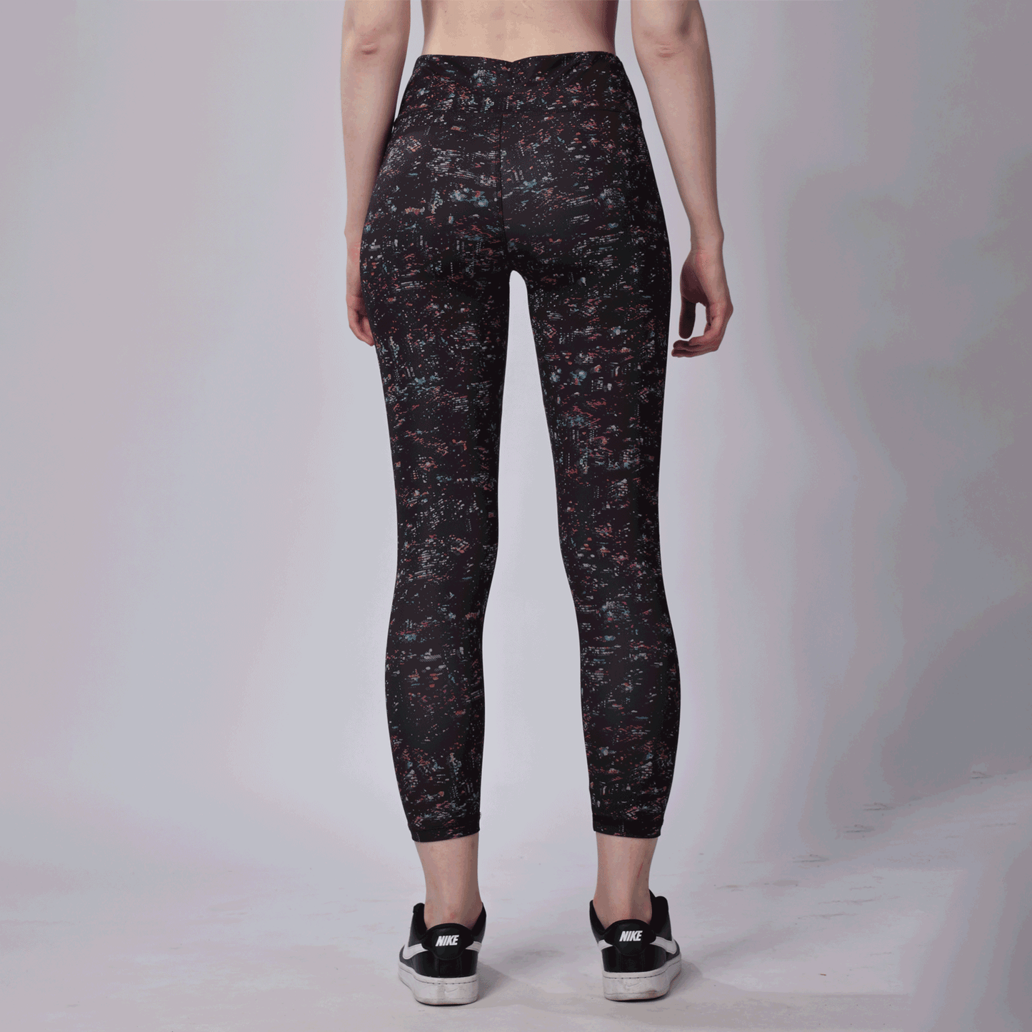 Seamless Yoga Dry-Fit Up Rise HD-Printed Ankle Leggy WS24/0016