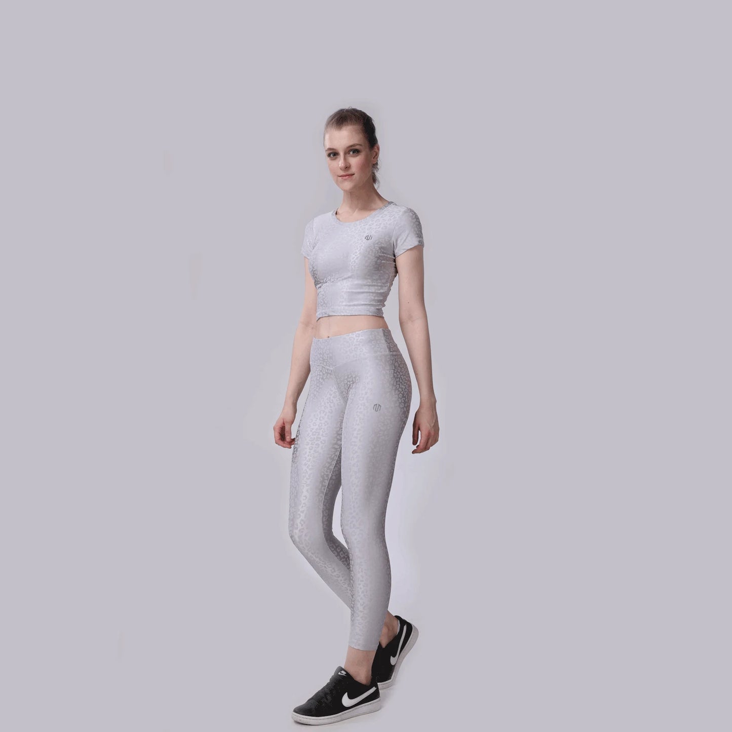 Dynamic Leopard Anti-Moisture Special Edition Crop Top & Tighty