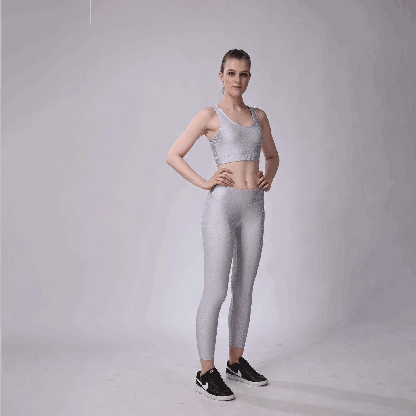 Girl’s Dynamic Leopard Anti-Moisture Special Edition Sports Bra & Tighty WS24/0017