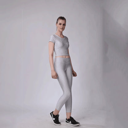 Dynamic Leopard Anti-Moisture Special Edition Crop Top & Tighty