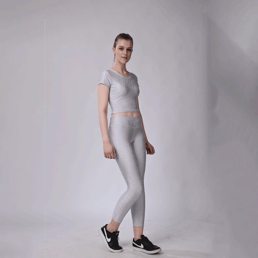 Dynamic Leopard Anti-Moisture Special Edition Crop Top & Tighty WS24/0018